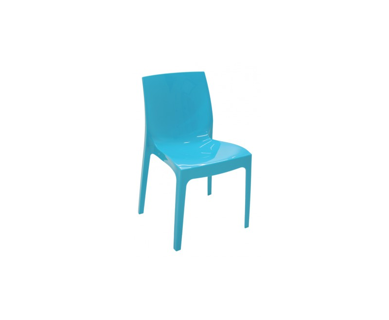Cadeira Tramontina Alice polida azul